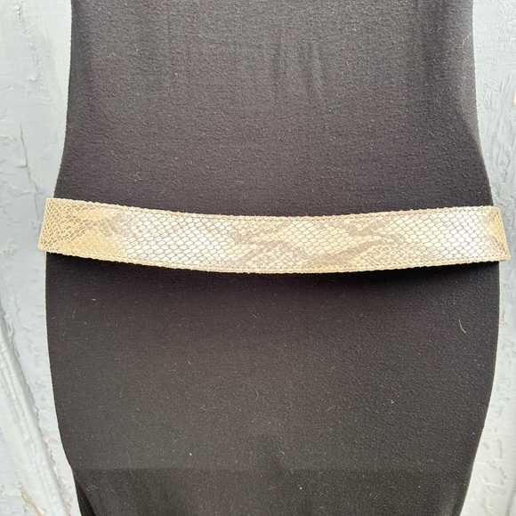 Suzi Roher snakeskin belt, small - Picture 2 of 7